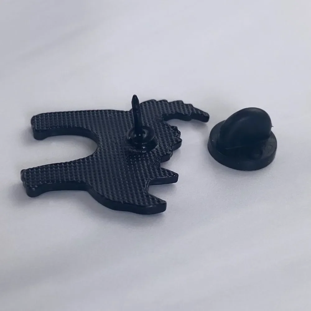 Skeletal Kitty Enamel Pin/ Brooch